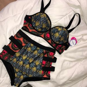 Unique print Swimsuit